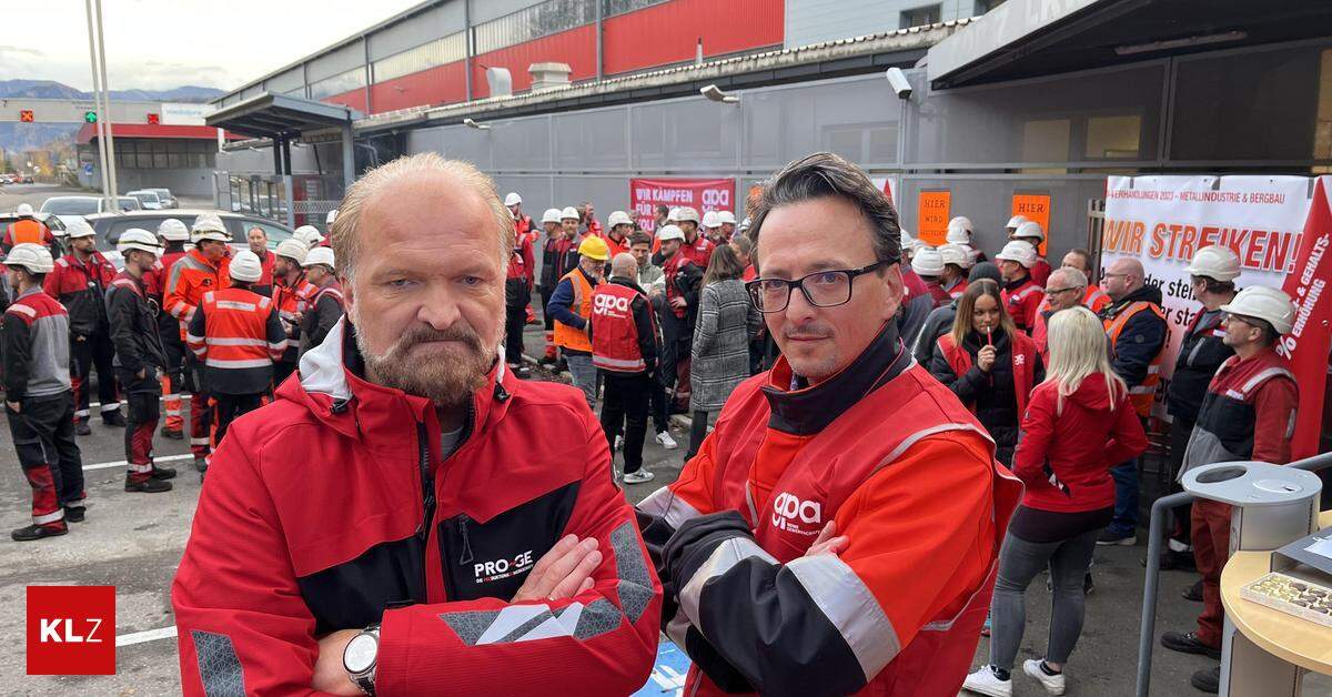 Nach Gescheiterter Metaller Lohnrunde Streik In Donawitz Wir Sind Im